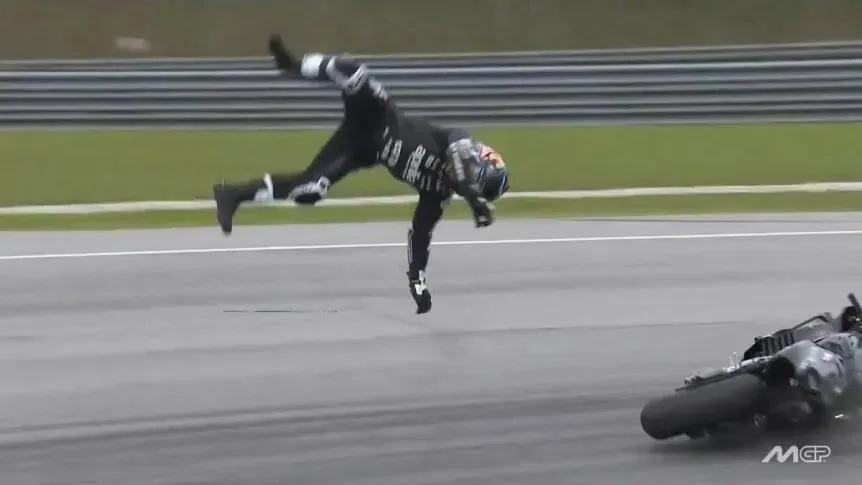 Impactante: así fue el accidente de Jorge Martín, actual campeón del Moto GP