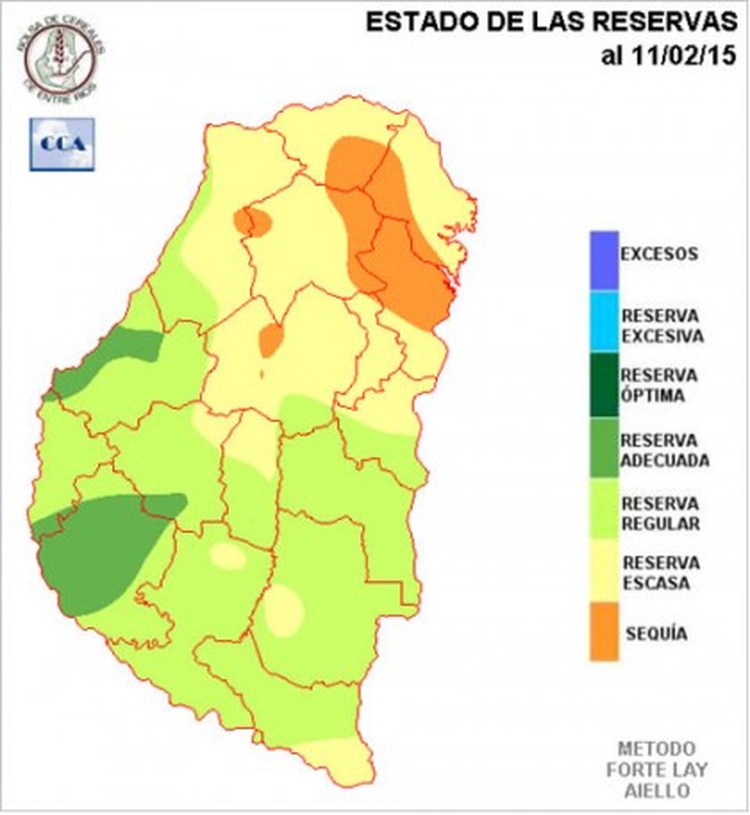 Entre Ríos mantiene un patrón pluvial eficiente, pero se esperan lluvias
