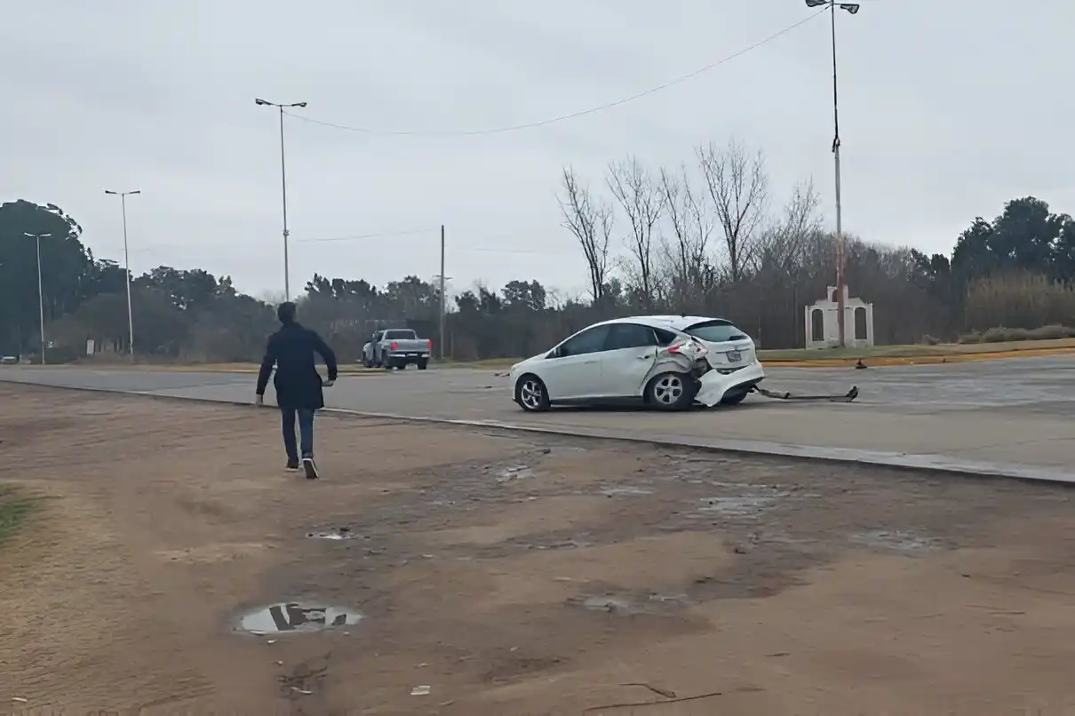 El choque ocurrió alrededor de las 15.45.