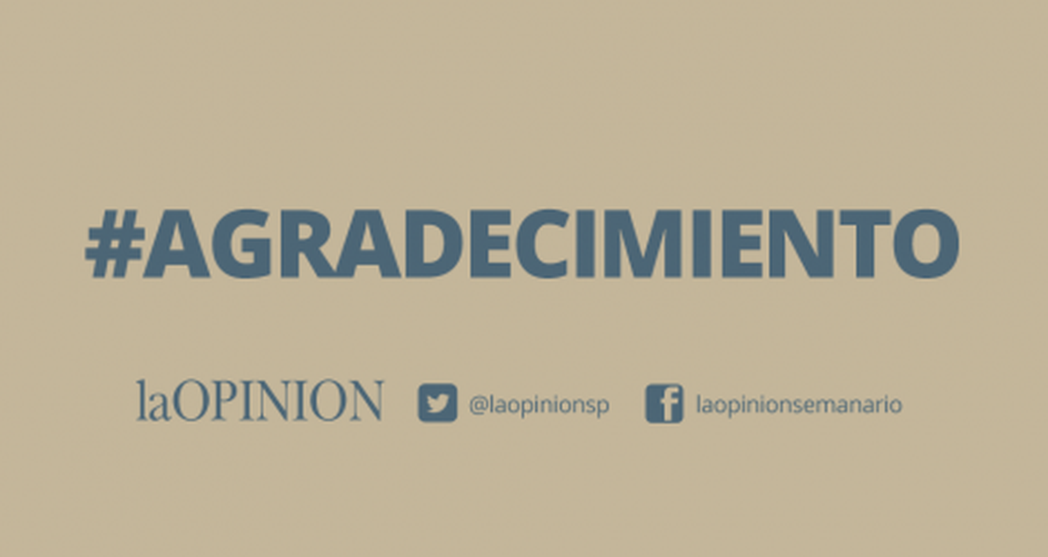Agradecimiento