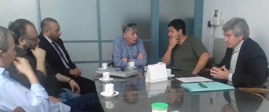 Reunión del justicialismo con  la Cámara Comercial e industrial