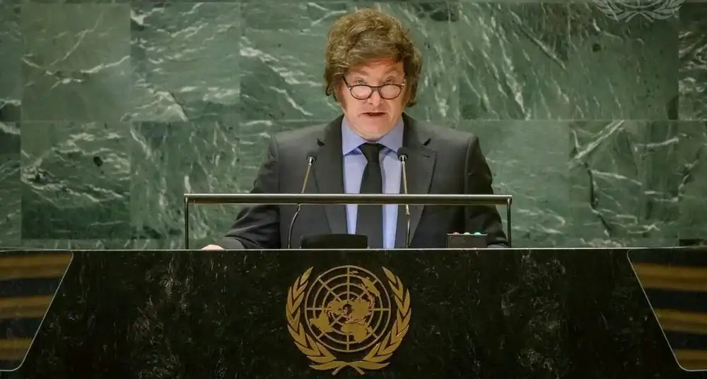 Milei reclamó por Malvinas ante la Asamblea de la ONU y criticó al organismo por "mirar para otro lado"