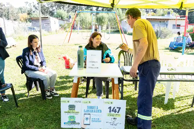 La Muni Cerca lleva servicios a la Escuela Primaria Nº 20 del paraje Don Cipriano
