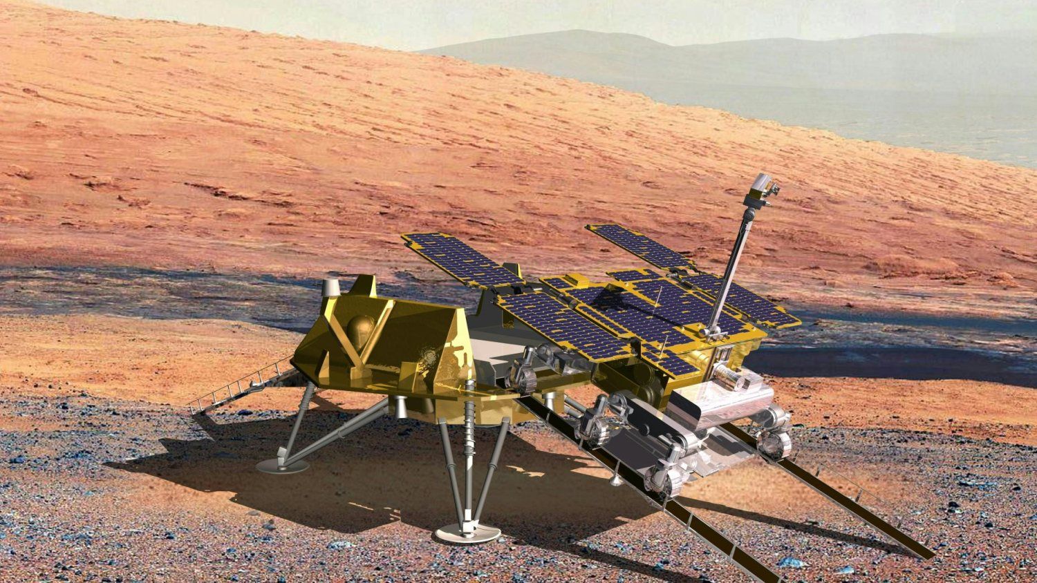 Airbus ExoMars - Plataforma de aterrizaje en Marte