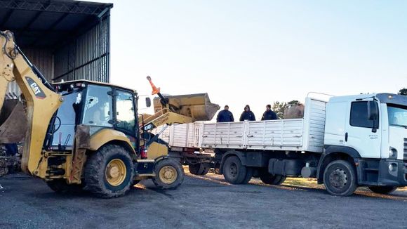 Primera venta de materiales reciclables de una cooperativa