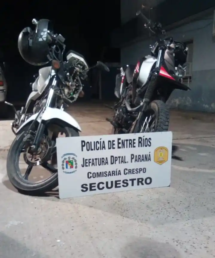 Andaban en raid delictivo y fueron detenidos en Crespo