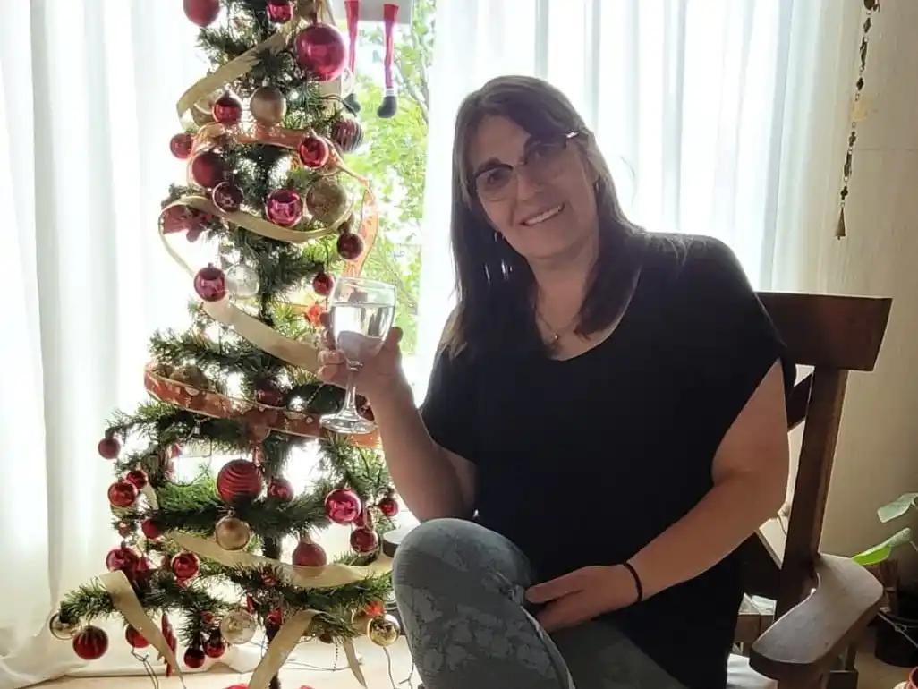 Andrea Milesi nos saluda desde Río Grande, Tierra del Fuego.