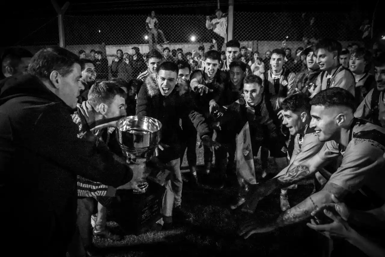 El festejo de Atlético Ayacucho en Vela.