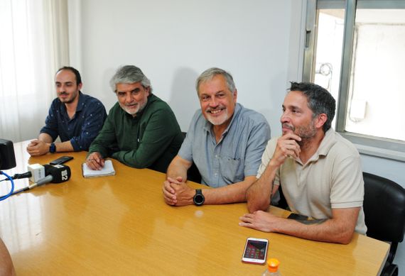 Con las paritarias, la inflación y las inspecciones en agenda, el ministro de Trabajo pasó por Tandil