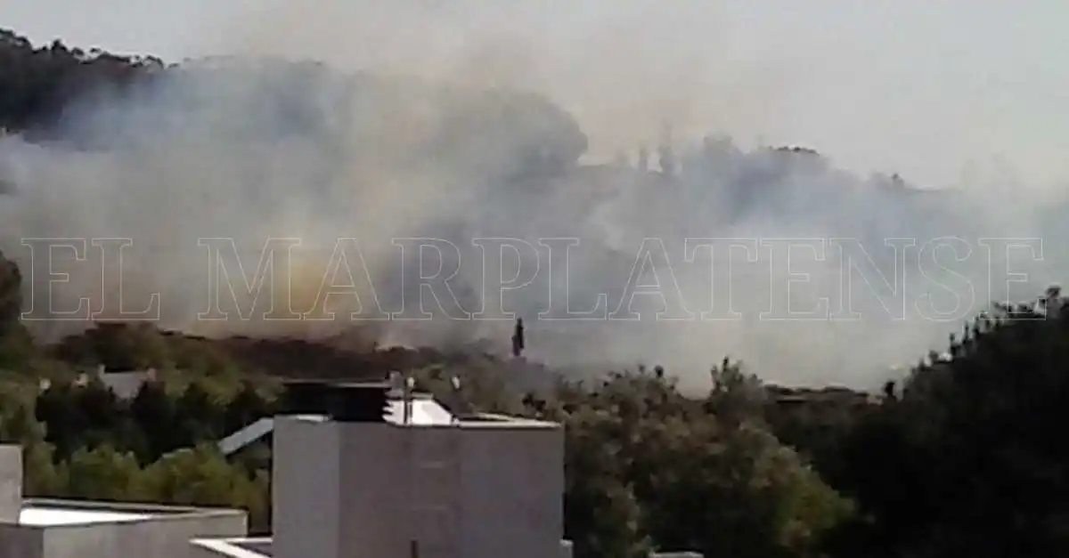 Se reavivó el fuego en Sierra de los Padres