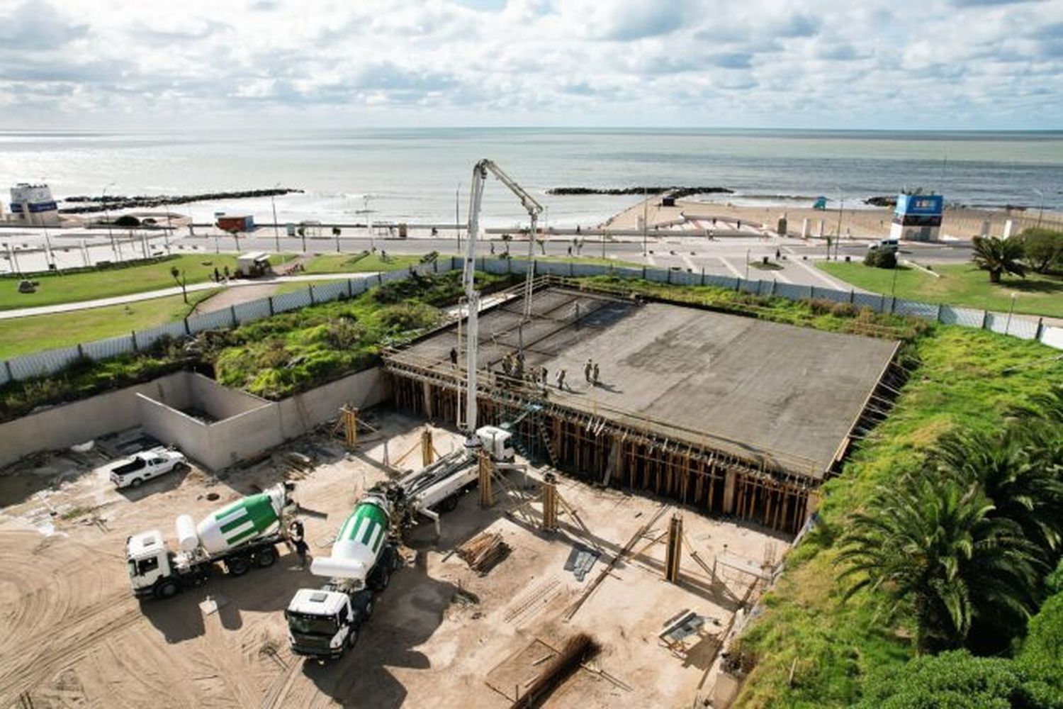 Avanza la construcción de estacionamientos subterráneos en La Perla de Mar del Plata
