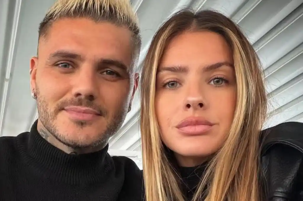 Mauro Icardi junto a la China Suárez