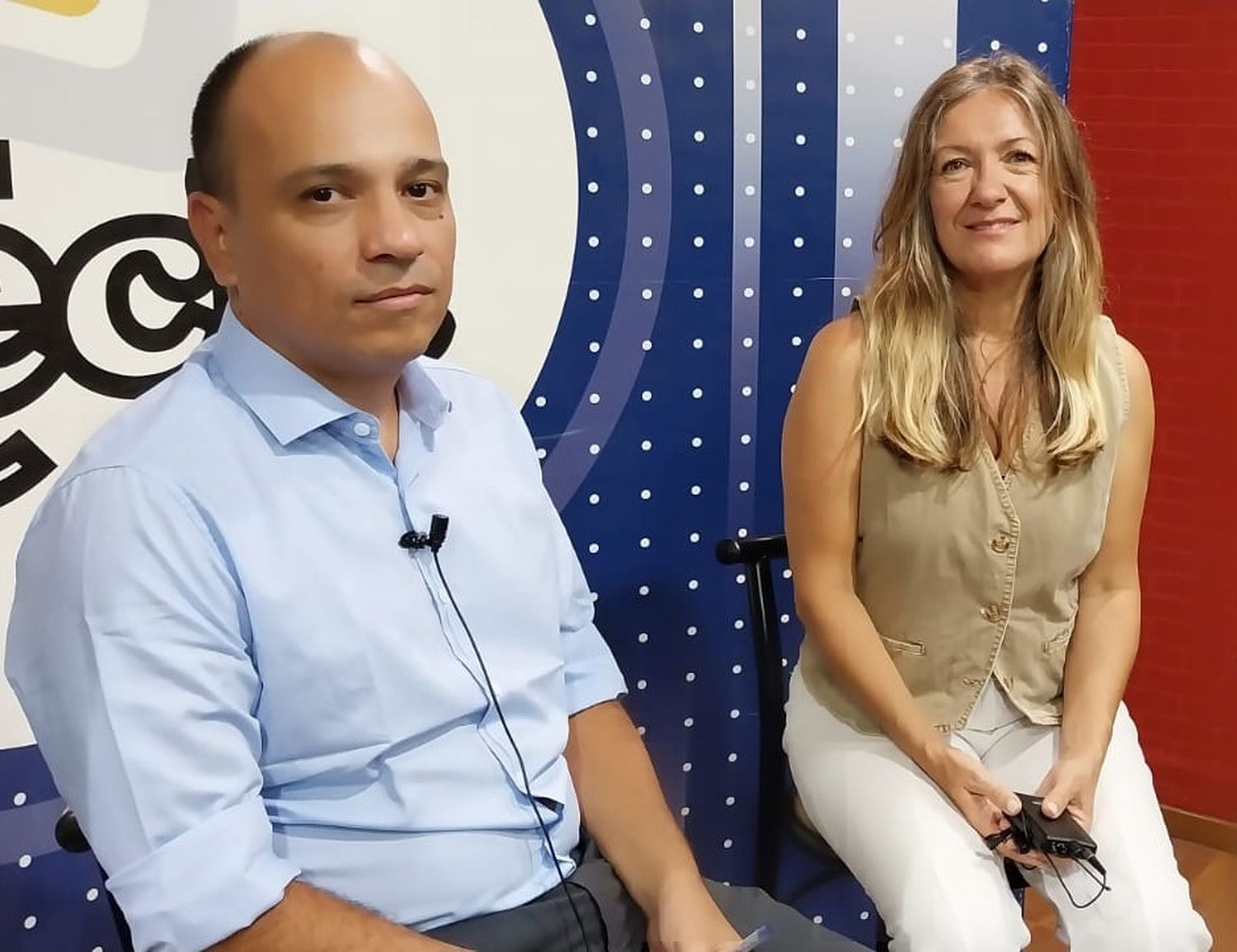 Alejandro Faber y Marcela De las Heras, directivos del Centro Regional para el Desarrollo del Sur de Santa Fe.