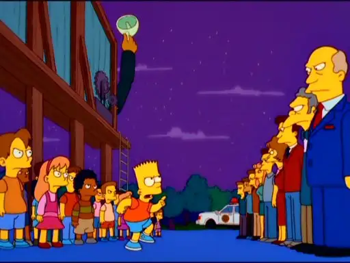 Como en Los Simpsons: Intendente instaló el "toque de queda" para menores de 15 años 