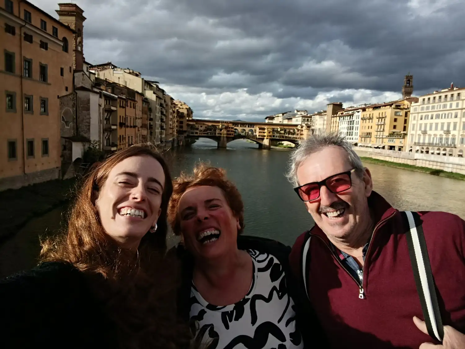 El Ponte Vecchio en Florencia- Italia-