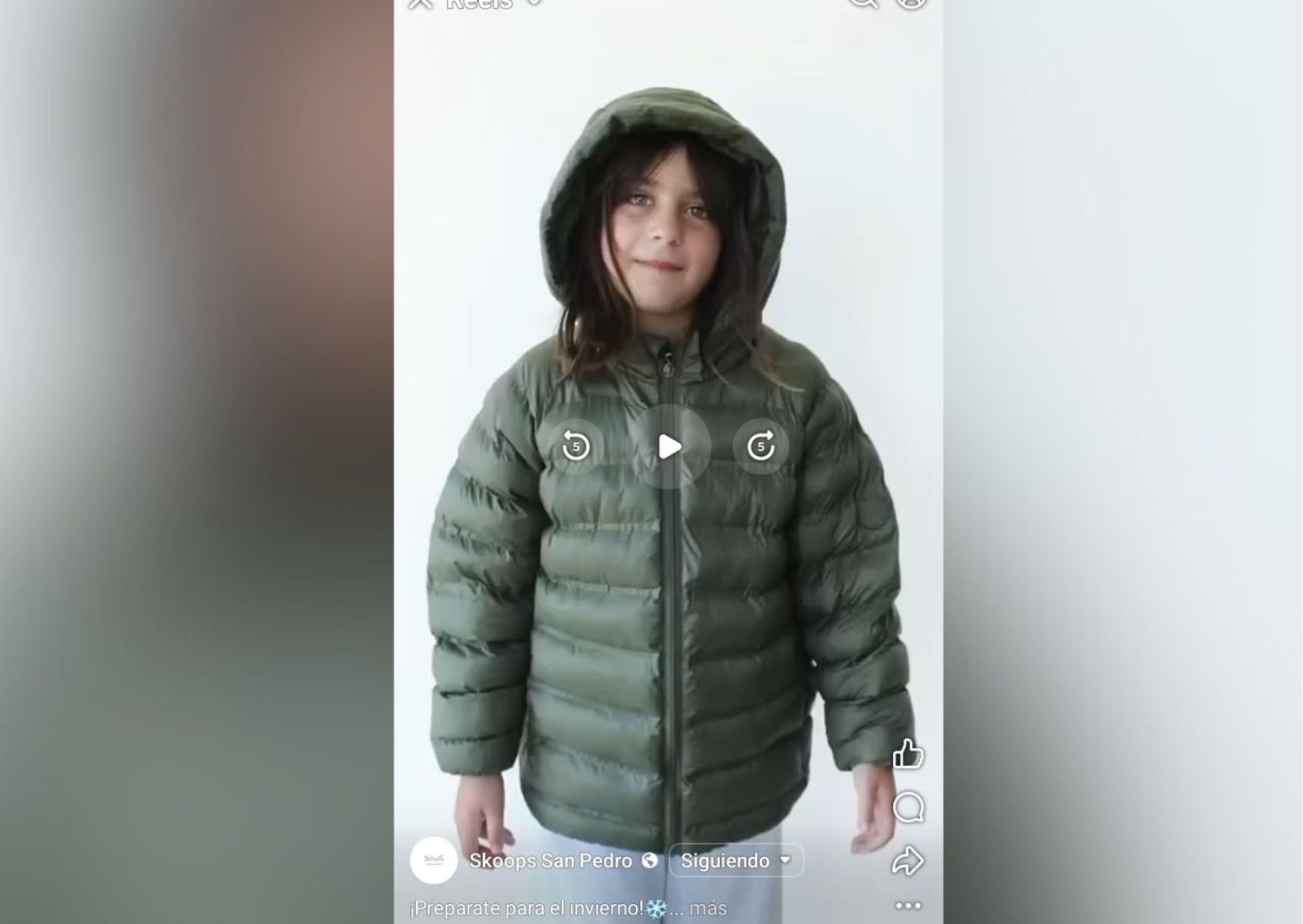 Extraviaron una campera de abrigo