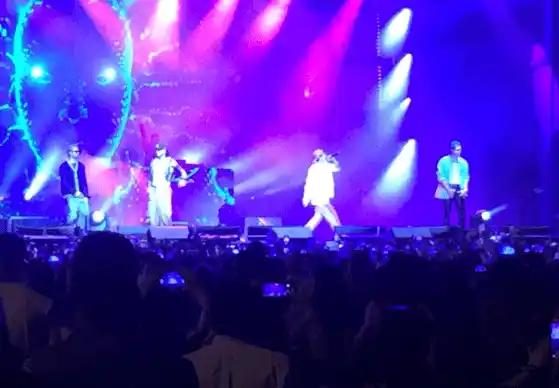 CNCO encantó a sus fanáticas. Foto CL