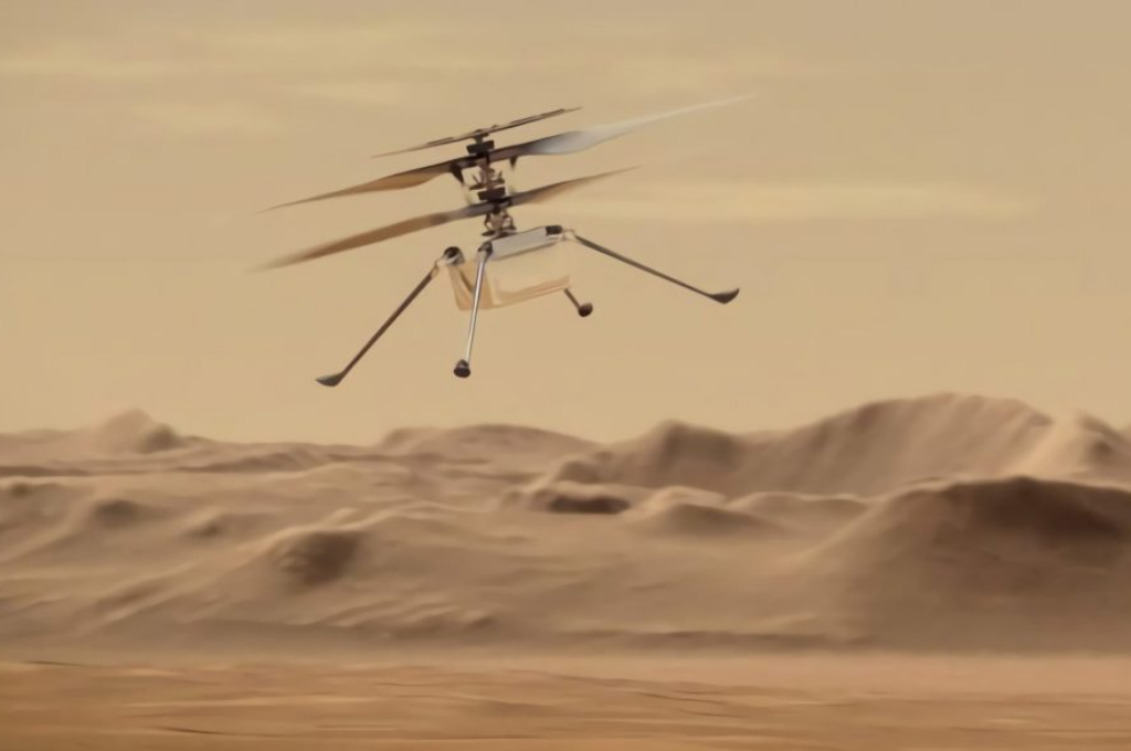 “Ingenuity” continúa su misión en Marte tras un año de vuelo
