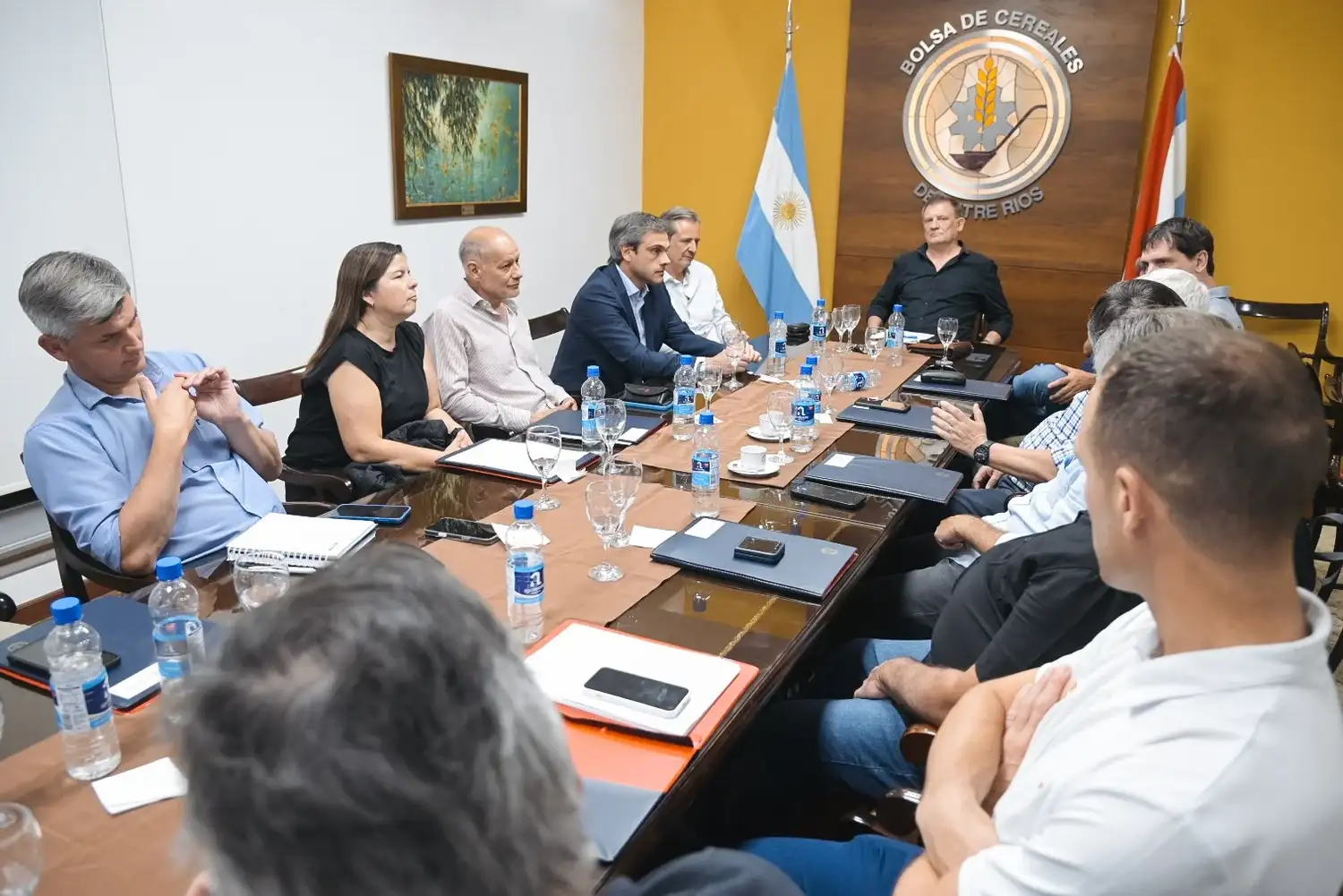Michel le pide a la Bolsa de Cereales de Entre Ríos que marque su posición en la ley de biodiesel