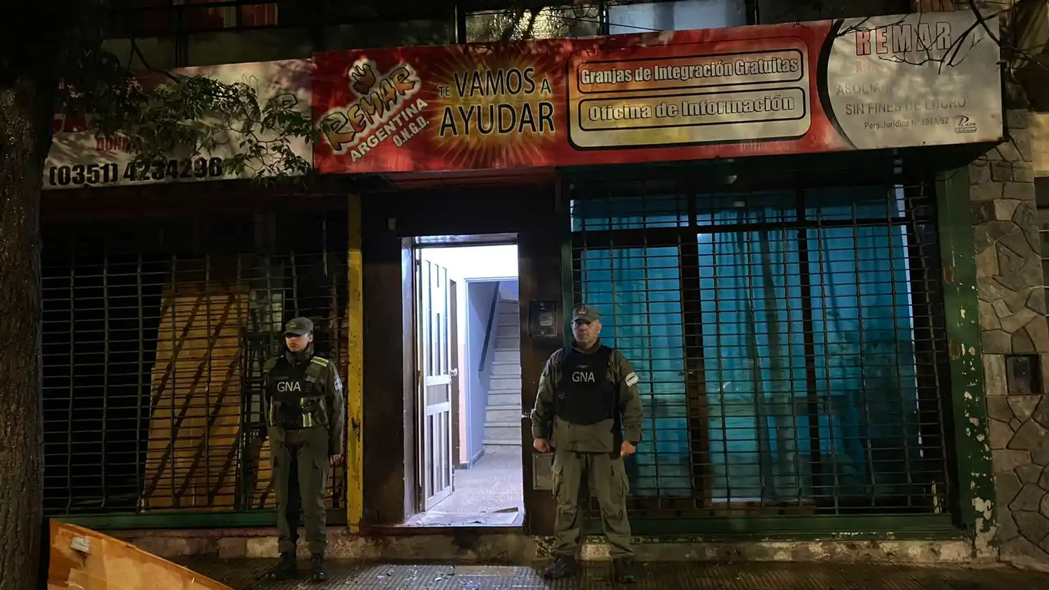 Uno de los allanamientos se realizó en la ciudad de Córdoba