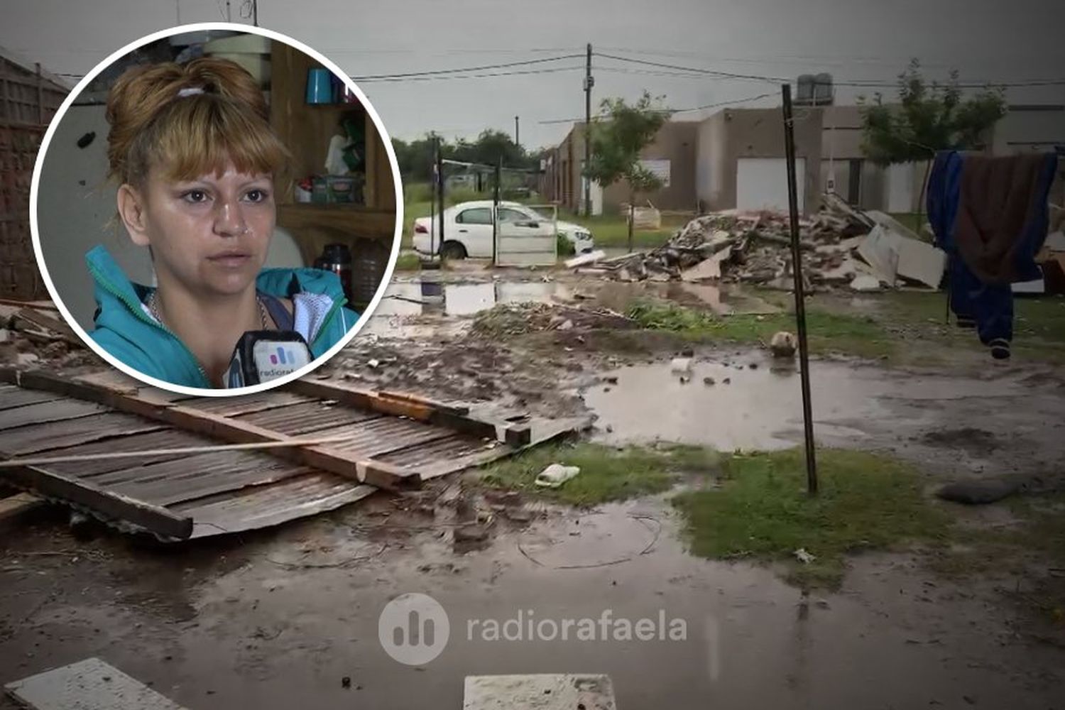 “Estamos vivos de milagro”: el viento derrumbó completamente su casa y necesitan ayuda