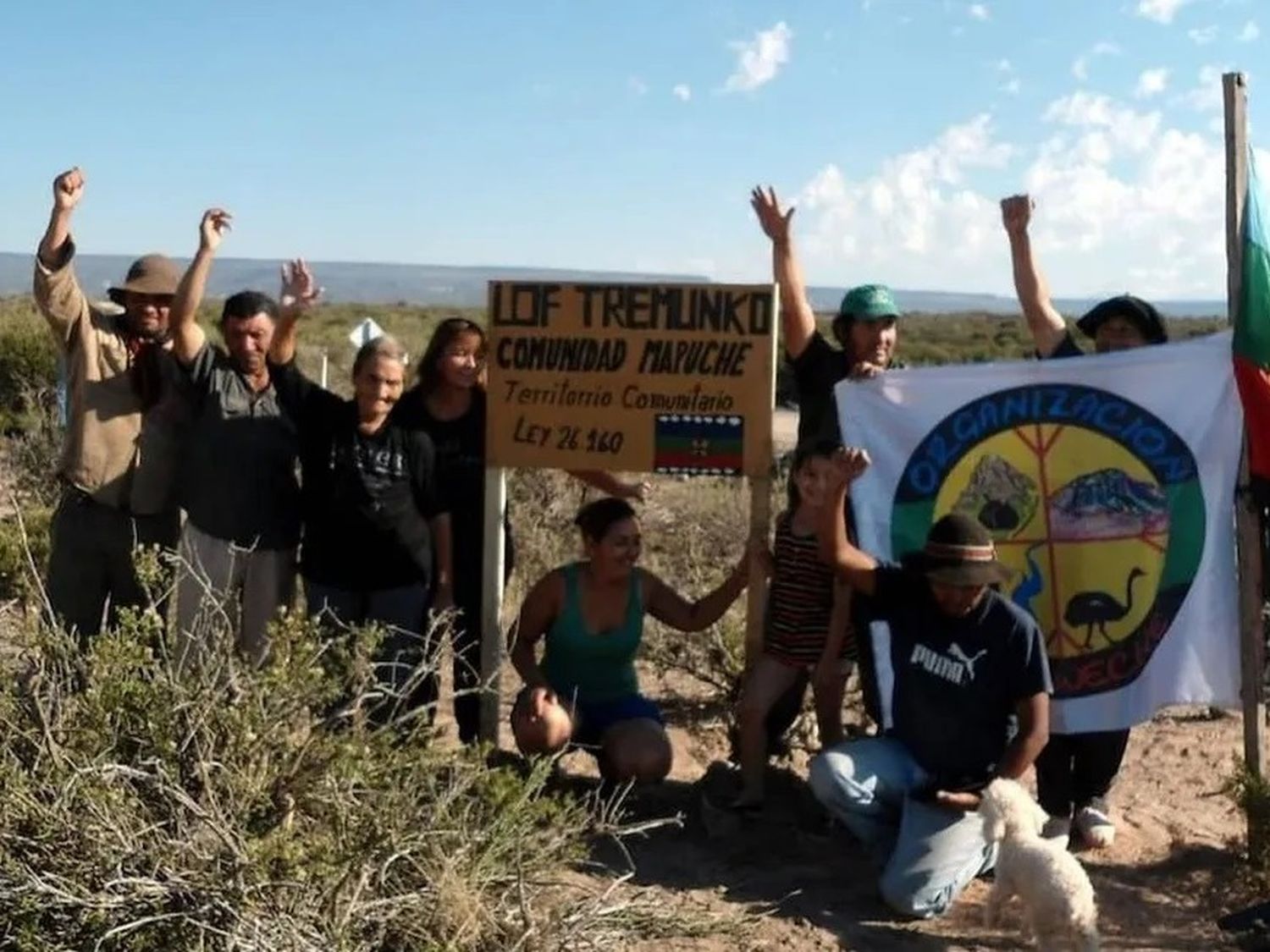 La Corte Suprema confirmó el desalojo autopercibidos "mapuches" que ocuparon terrenos en el sur de Mendoza. FOTO: Los Andes