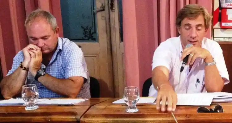 Macchia y Butti fueron a Desarrollo Social para coordinar las tareas del fin de semana