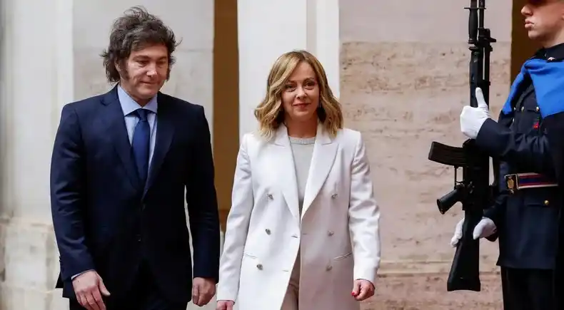 Javier Milei está en Italia para participar de la cumbre del G7