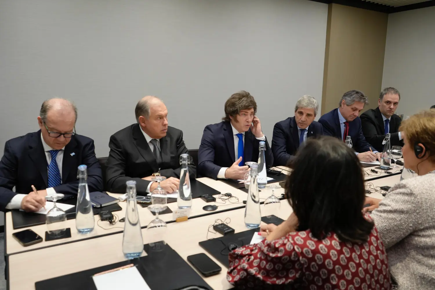 Reunión del presidente  Milei con Kristalina Giorgieva