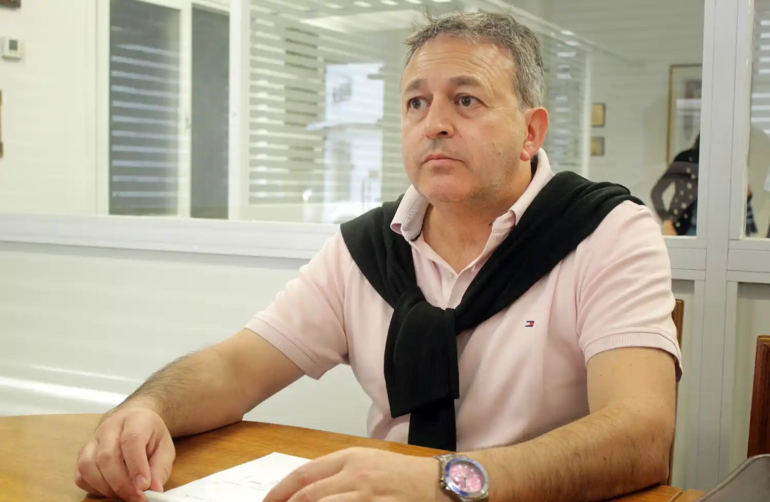 Titular. Sergio Nicolás, director de Tránsito