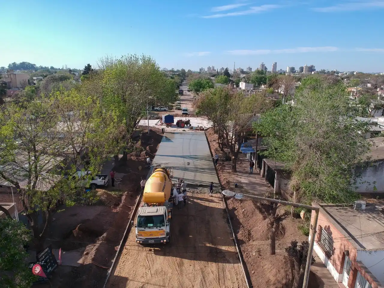 Venado suma pavimento: ahora en Saavedra entre Leoncio y Piacenza