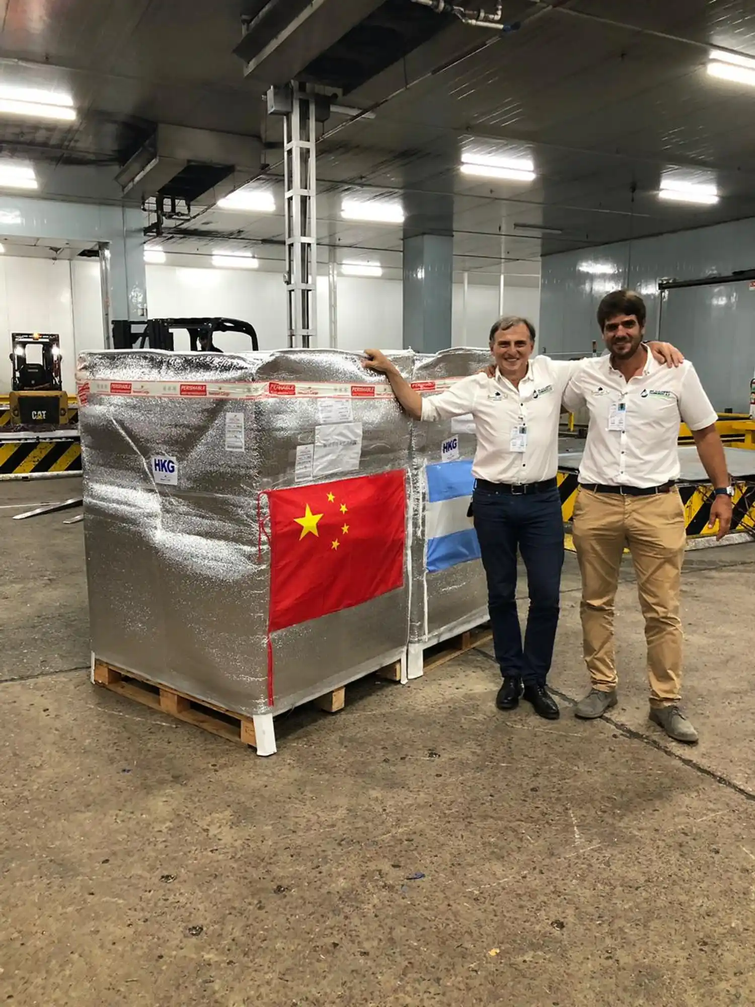 Entre Ríos envió el primer cargamento de arándanos a China