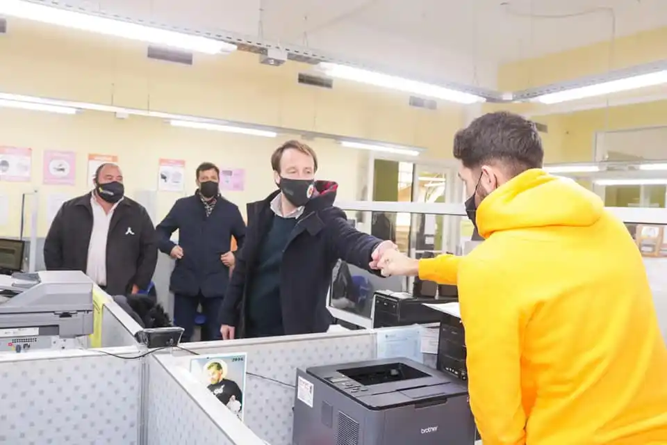 El Ministro de Hacienda de la Provincia visitó Ranchos