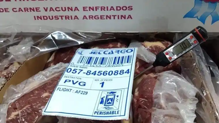 El Swift se convirtió en el primer frigorífico en exportar carne vacuna enfriada a China