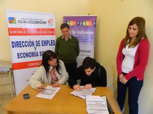 Se firmó el primer convenio de inclusión laboral para personas con discapacidad
