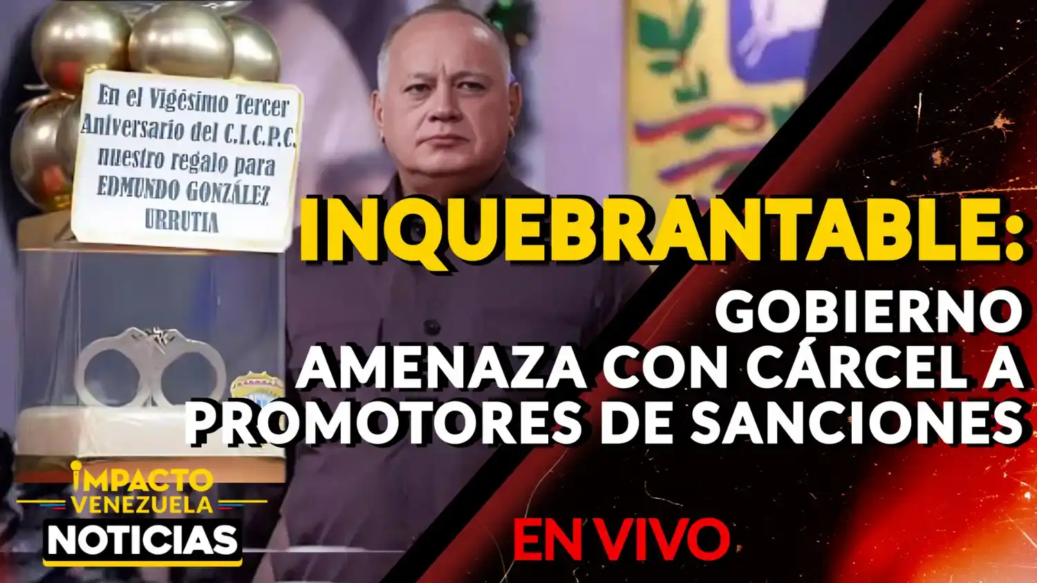 INQUEBRANTABLE: Gobierno amenaza con cárcel a promotores de sanciones – VIDEO