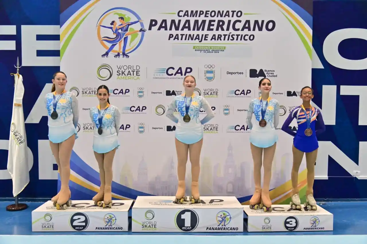 Patinadoras del club Colegiales