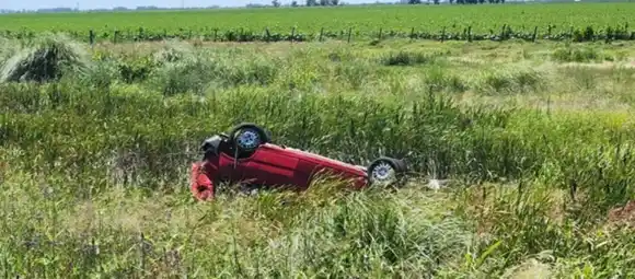 Un bebé de Punta Alta falleció tras un vuelco vehicular en la ruta 33, altura General Villegas