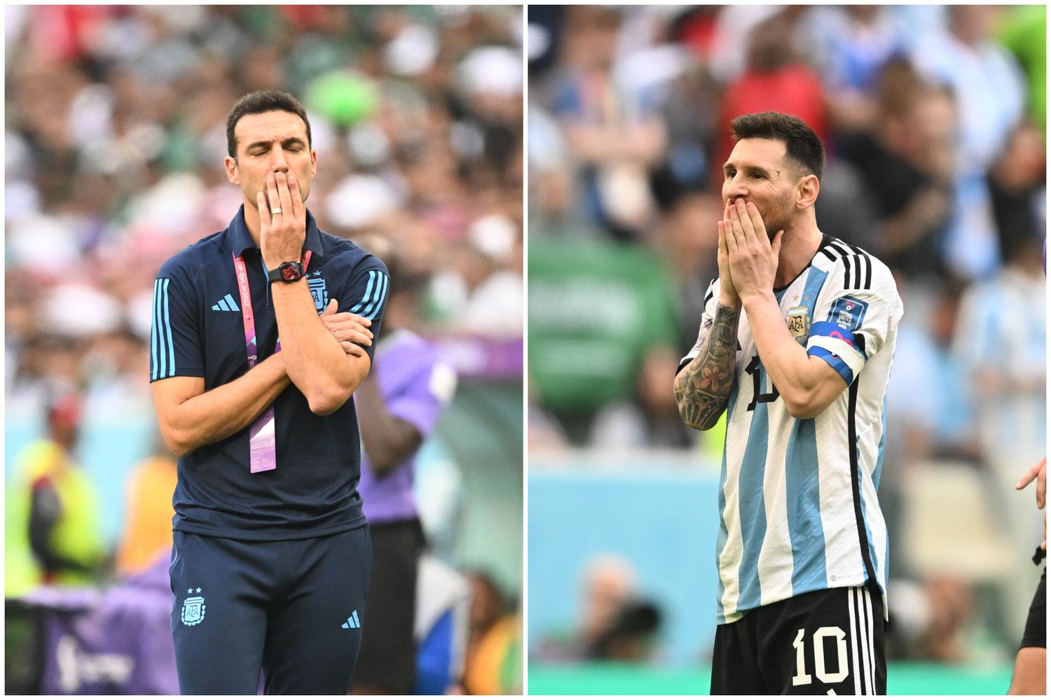 "Todavía depende de nosotros": Qué dijeron Messi y Scaloni tras la catastrófica derrota de Argentina ante Arabia