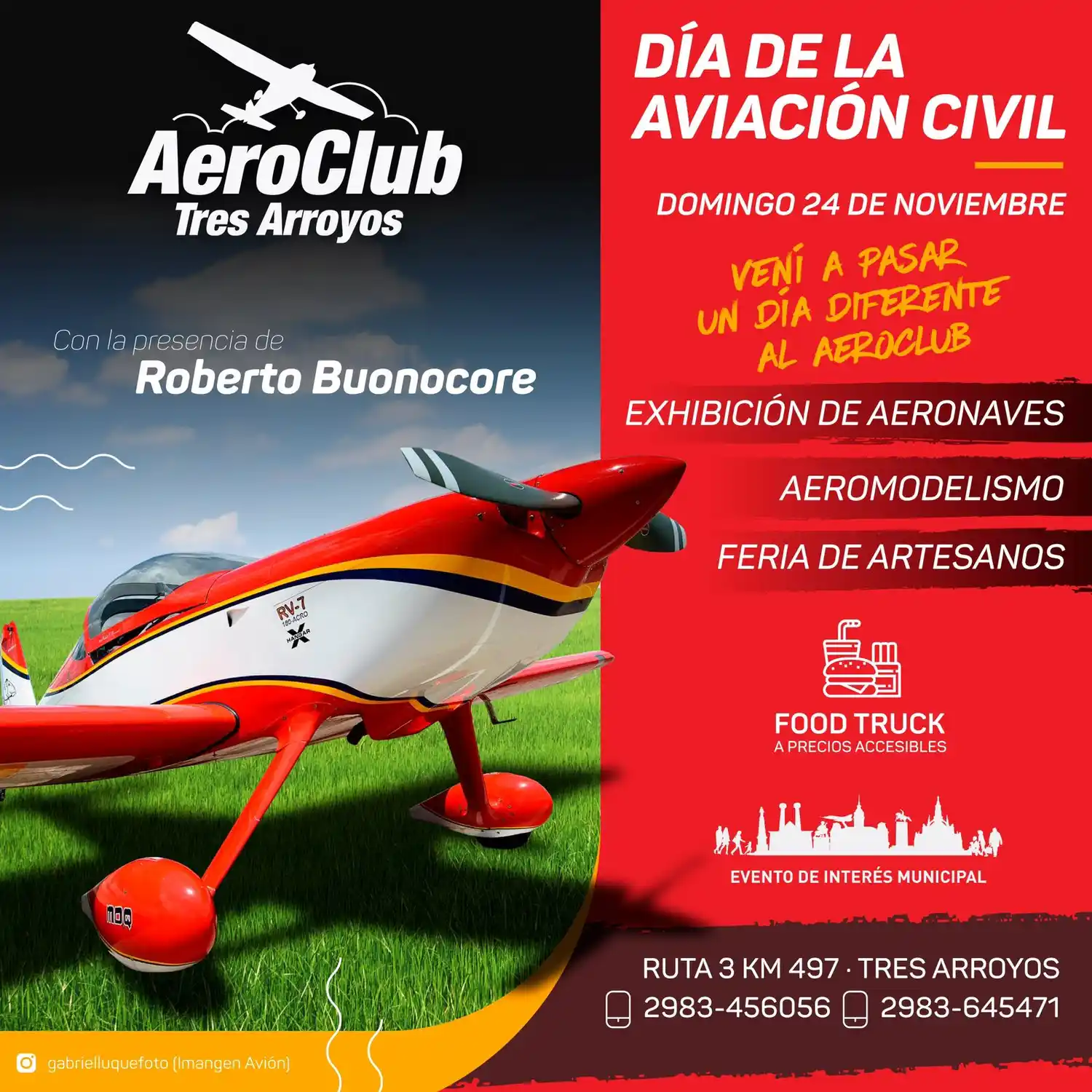 Este domingo se celebrará el Día de la Aviación en el Aeroclub