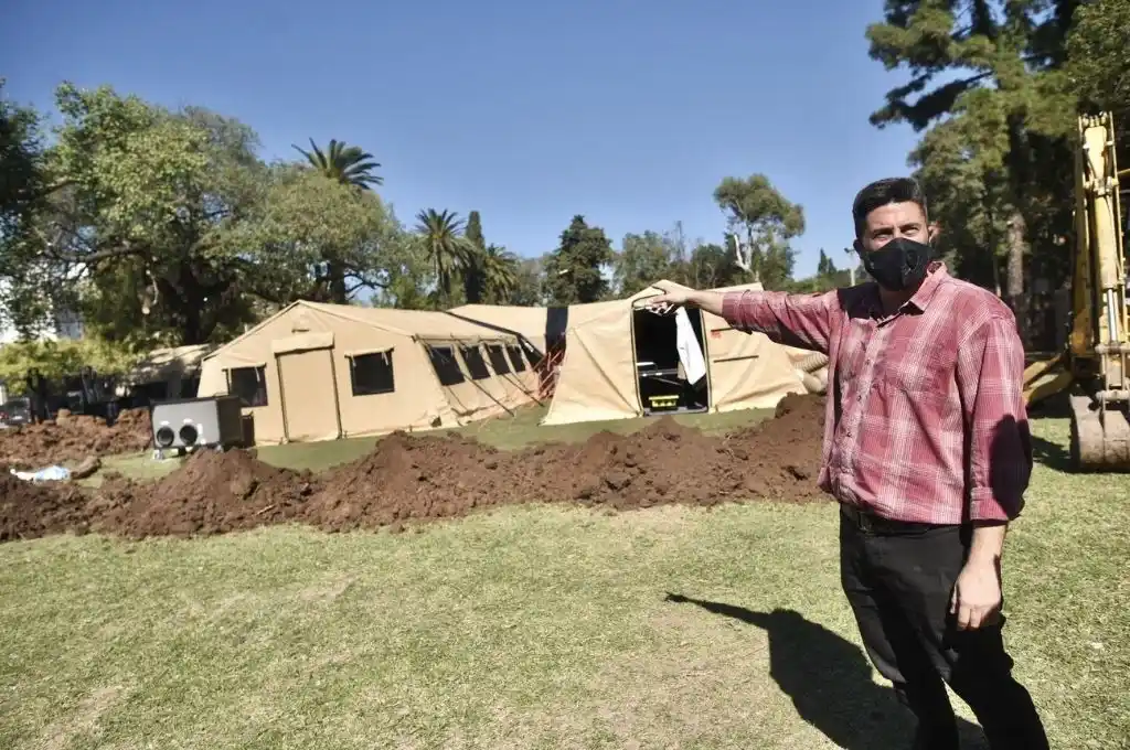 La Municipalidad invirtió millones para el funcionamiento del hospital de campaña
