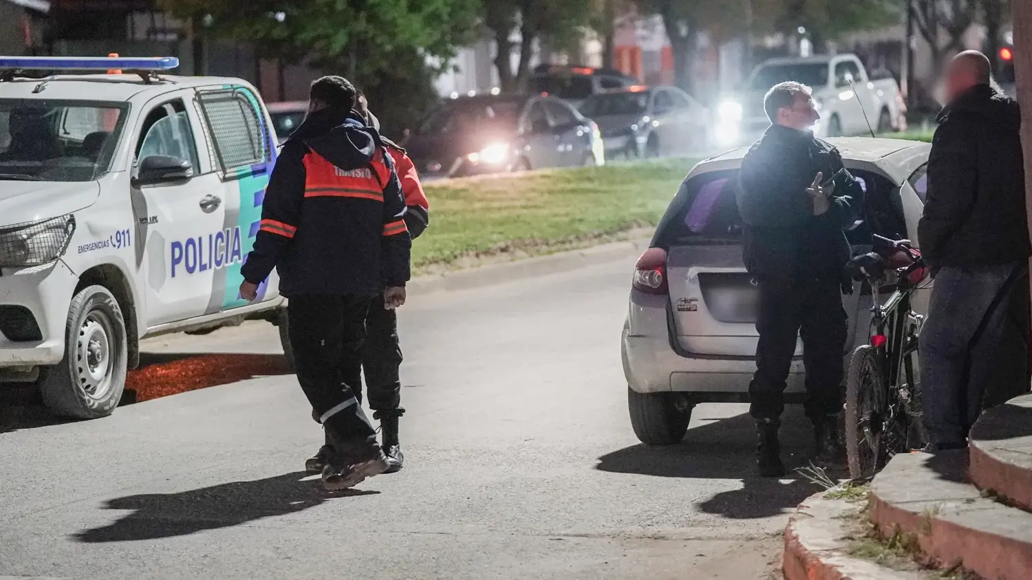 Una mujer que transitaba en una bicicleta, fue protagonista de un accidente en Quequén