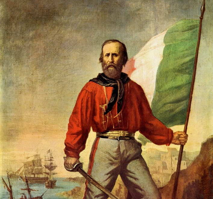 Giuseppe Garibaldi (1807-1882) actuó como corsario para fuerzas de Brasil y Uruguay.
