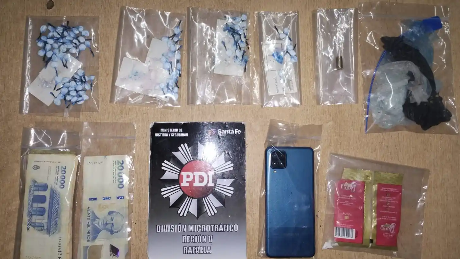La PDI detuvo a una mujer en Rafaela por microtráfico