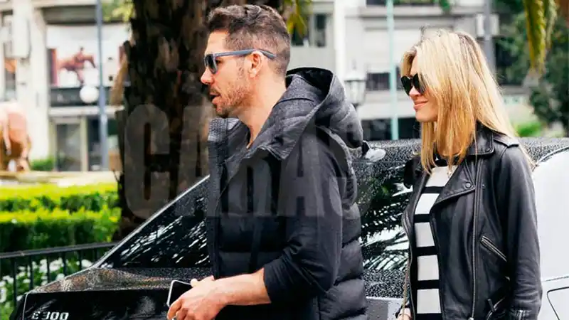 Carla Pereyra y Diego Simeone serán padres