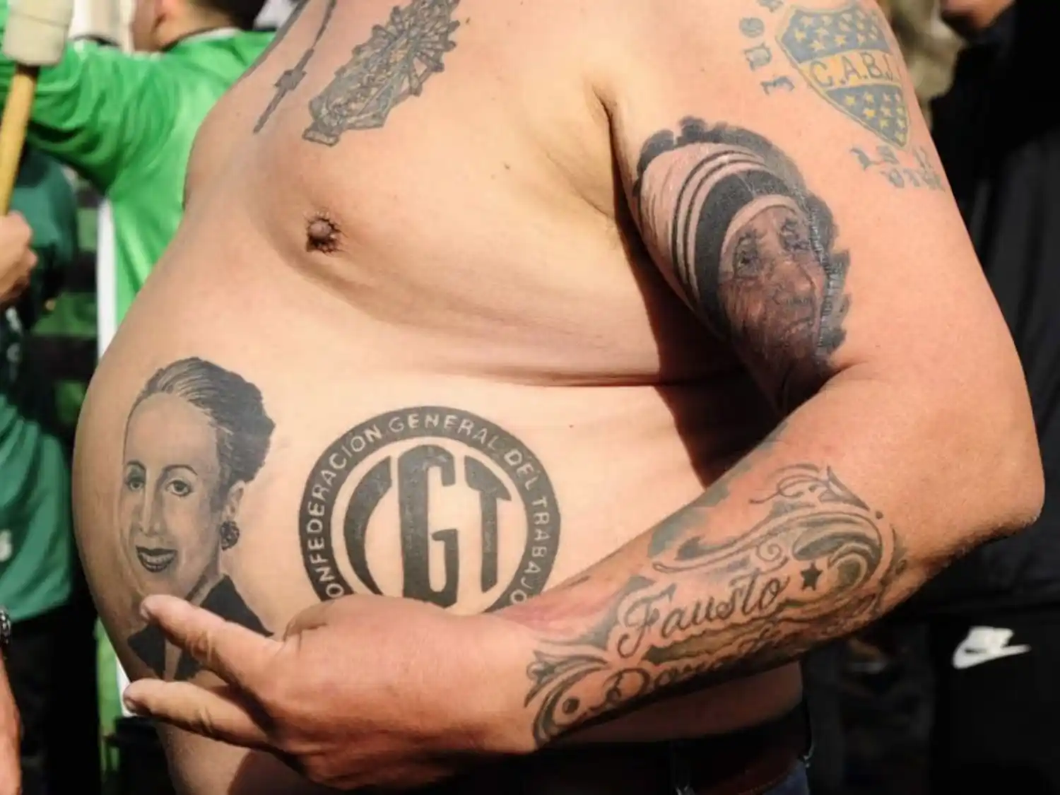 Miembro de la CGT. Foto: Fernando de la Orden