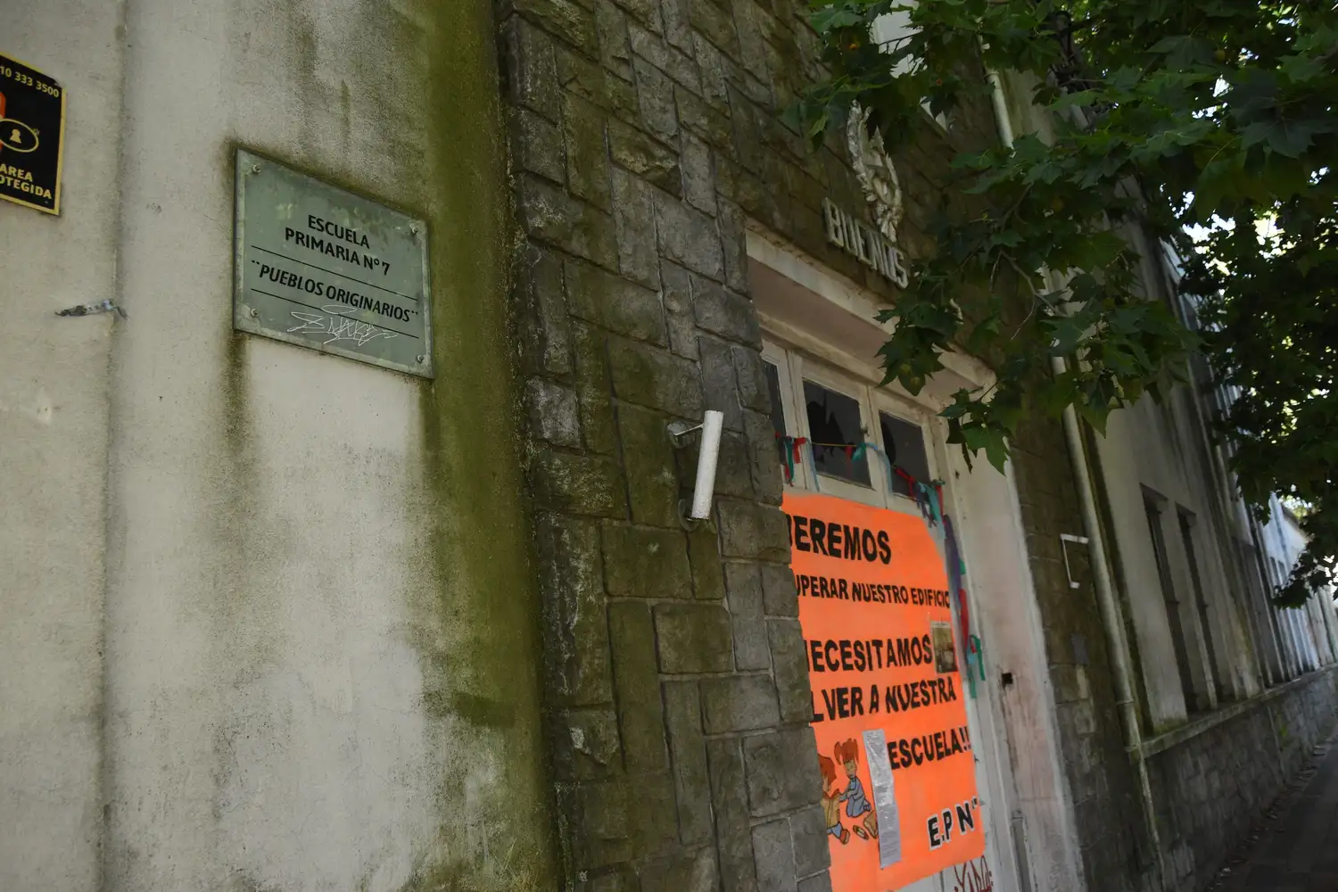 El edificio de España y Perón fue víctima de reiterados robos durante el último mes.