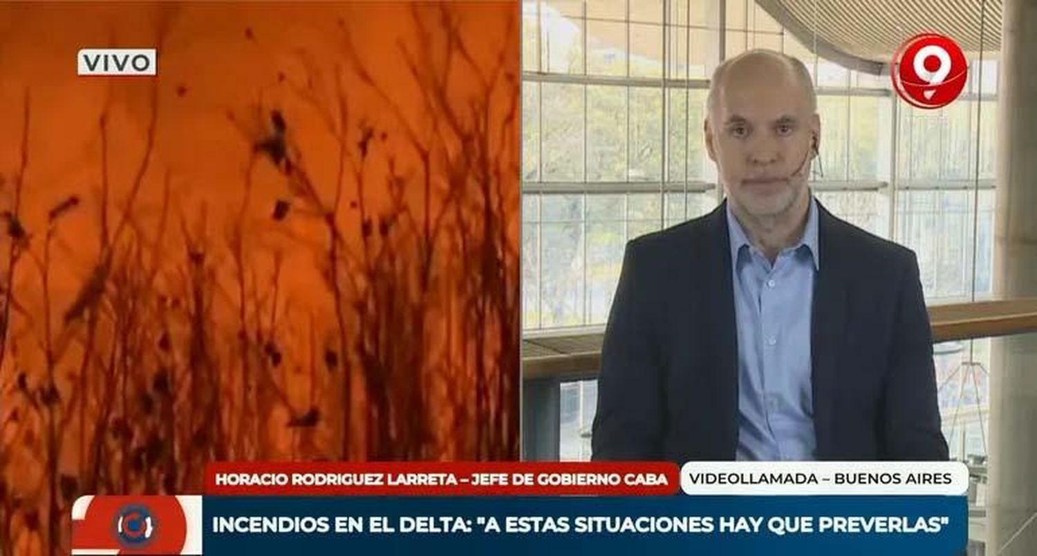 Incendios en el Delta: "Esto habría que haberlo previsto"