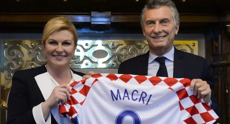 Con el eje puesto en el comercio bilateral, Macri recibió a la presidenta de Croacia