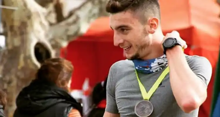 Leandro Gallina ganó una fecha del duatlón rural de Timbúes